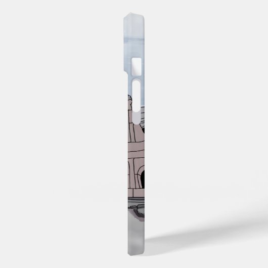 Meisje staat voor het Colosseum. Case-Mate iPhone Case (Achterkant / Links)