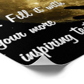 Meisje staren naar de maan poster (Hoek)