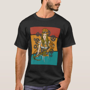 meisje Steampunk Crossbow T-shirt