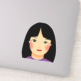 Meisje Sticker