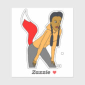 meisje sticker (Vel)