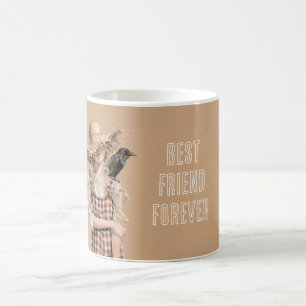Meisje Strohoed Kraai Koffiemok