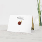  MEISJE, STROMEN, VALENTIJN KUPID, RODE WAX ZEGEL FEESTDAGEN KAART (Achterkant)