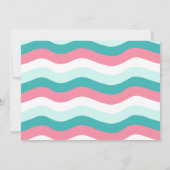 Meisje Surf op strand Surf Birthday Dank je kaarte Kaart (Achterkant)