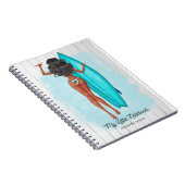 Meisje Surfer Notitieboek (Rechterzijde)