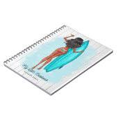 Meisje Surfer Notitieboek (Linkerzijde)