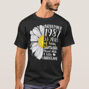 Meisje T 33 jaar oude zonneschijn T-shirt