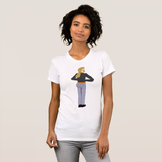 meisje t-shirt (Voorkant volledig)