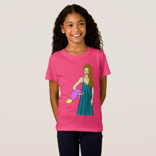 meisje t-shirt (Voorkant volledig)