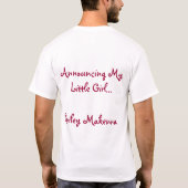 meisje t-shirt (Achterkant)
