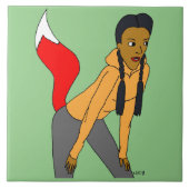 meisje tegeltje (Voorkant)