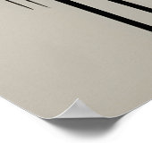 meisje tekening poster (Hoek)