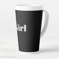 Meisje Tekst Naam Zwart Kleur Achtergrond Latte Mo