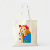  meisje tote bag (Voorkant)
