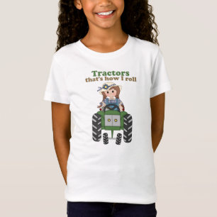 Meisje Tractor Roll T-shirt