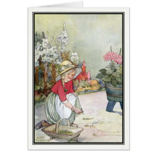 meisje-tuinkunst door Anne Anderson