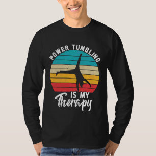 Meisje Tumbling Gear Gymnastiek Retro Tumbl T-shirt
