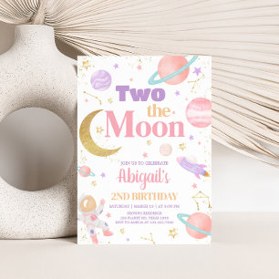 Meisje Twee op het Maanverjaardagsfeestje Kaart