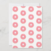 Meisje Twee Zoete 2e Verjaardag Uitnodiging (Achterkant)