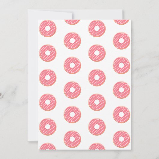 Meisje Twee Zoete 2e Verjaardag Uitnodiging (Achterkant)