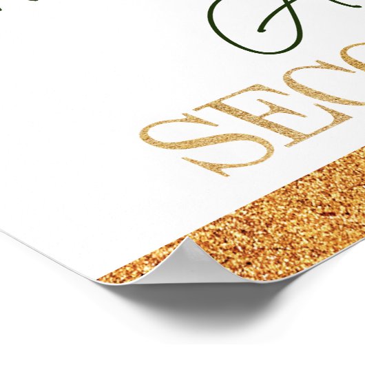 Meisje Tweede verjaardag St Patrick's Day geperson Poster (Hoek)