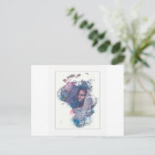 Meisje uit Afrika Briefkaart (Staand voorkant)