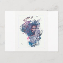 Meisje uit Afrika Briefkaart