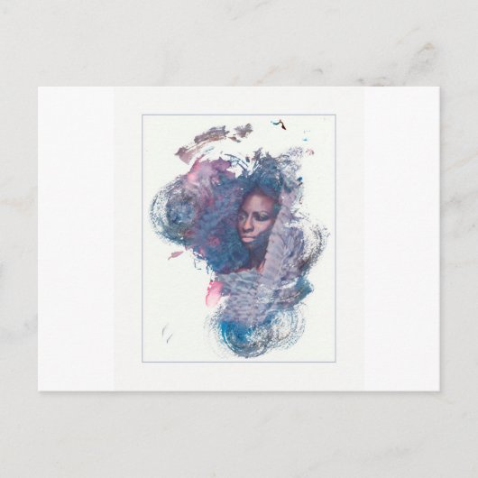 Meisje uit Afrika Briefkaart (Voorkant)