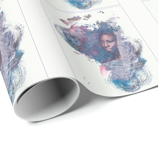 Meisje uit Afrika Cadeaupapier (Rol Hoek)