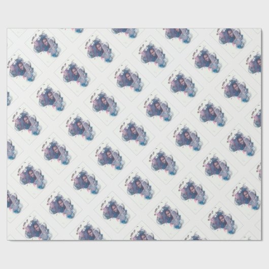 Meisje uit Afrika Cadeaupapier (Vlak)