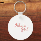 Meisje uit Albanië Sleutelhanger (Voorkant)
