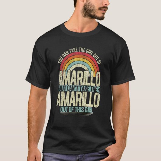 Meisje uit Amarillo Texas Hometown Home Amarillo_ T-shirt (Voorkant)
