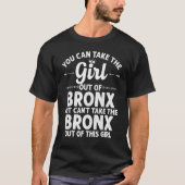 Meisje uit Bronx New York City T-shirt (Voorkant)