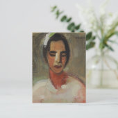 Meisje uit Californië, Helene Schjerfbeck Briefkaart (Staand voorkant)