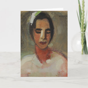 Meisje uit Californië, Helene Schjerfbeck Kaart