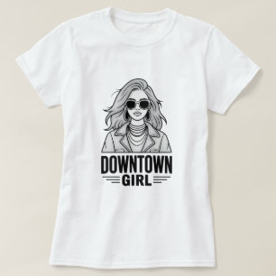 Meisje uit de binnenstad t-shirt