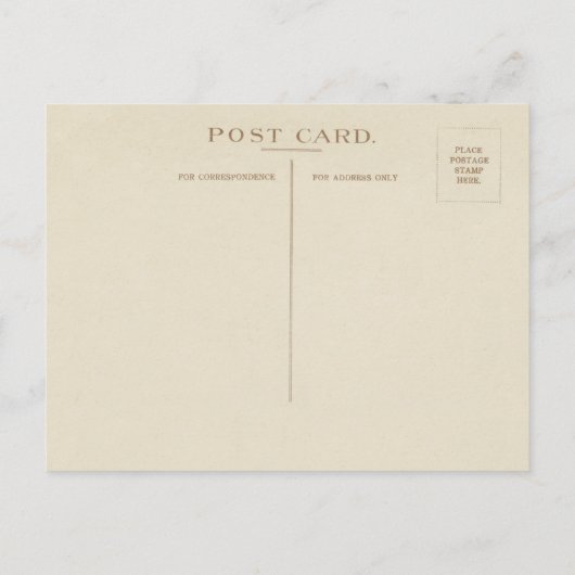 meisje uit de jaren 1910 dat Kerstmis met de kers Feestdagenkaart (Achterkant)