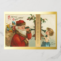  meisje uit de jaren 1910 dat Kerstmis met de kers