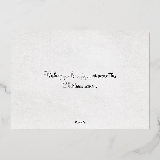  meisje uit de jaren 1910 dat Kerstmis met de kers Folie Feestdagenkaart (Achterkant)