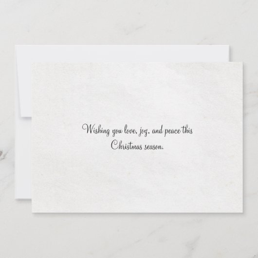 meisje uit de jaren 1910 dat Kerstmis met de kers Kaart (Achterkant)