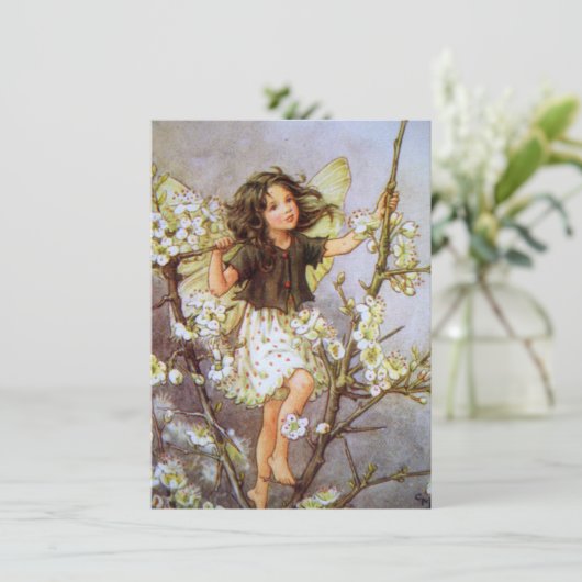  meisje uit de jaren dertig in een bloesems (Staand voorkant)