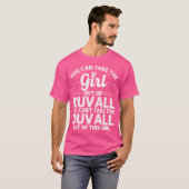 Meisje uit Duvall was Washington Gift Funny Home R T-shirt (Voorkant volledig)