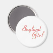 Meisje uit Engeland Magneet (Voorkant / Achterkant)