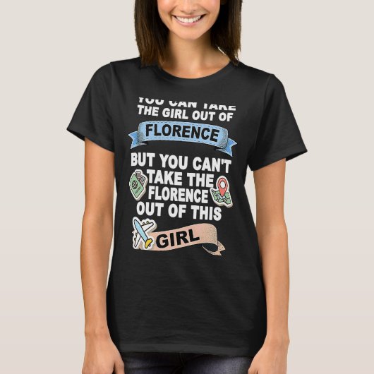 Meisje uit Florence T-shirt (Voorkant)