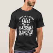 Meisje uit Glendale AZ Arizona Grappig Home Roots T-shirt (Voorkant)