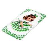 meisje uit Ierland St. Patrick's Day Magneet (Linkerzijde)