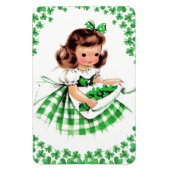  meisje uit Ierland St. Patrick's Day Magneet (Verticaal)