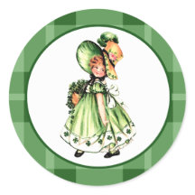 meisje uit Ierland St. Patrick's Day