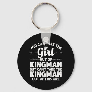 Meisje uit Kingman Az Arizona Cadeau Grappig Thuis Sleutelhanger