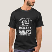 Meisje uit Monaca Pa Pennsylvania Funny Home Roo T-shirt (Voorkant)